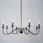 VELARA – Multi-Arm Candelabra Chandelier for Dining Room, Living Room and Entryway